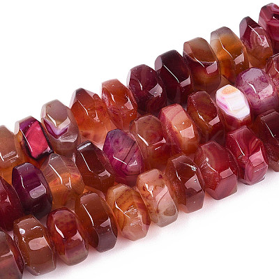 Natural Agate Beads Strands G-N356-01A-08-1