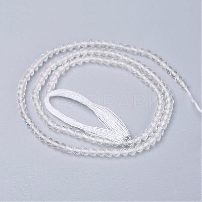 Natural Quartz Crystal Beads Strands G-D166-B-2mm-1