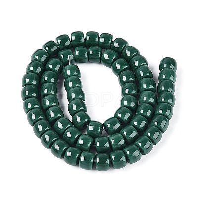 Opaque Glass Beads Strands GLAA-NH0002-B12-1