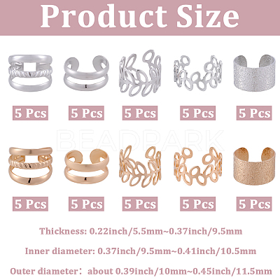 10Bags 2 Colors Iron Dreadlocks Braiding Findings FIND-CY0001-54-1