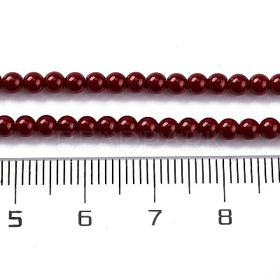 Baking Paint Glass Beads GLAA-Z010-01A-1