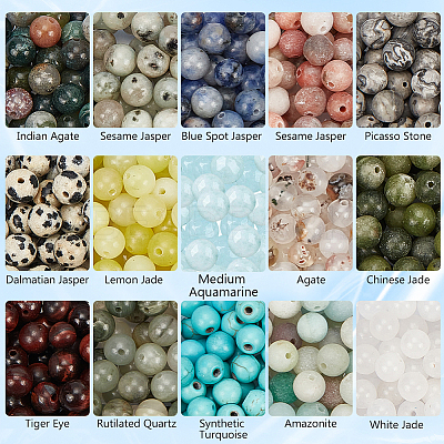 Natural & Synthetic Gemstone Beads G-NB0001-65-1