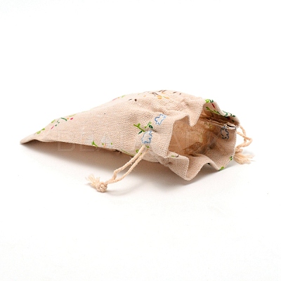 Rectangle Cloth Packing Pouches ABAG-WH0038-03-1