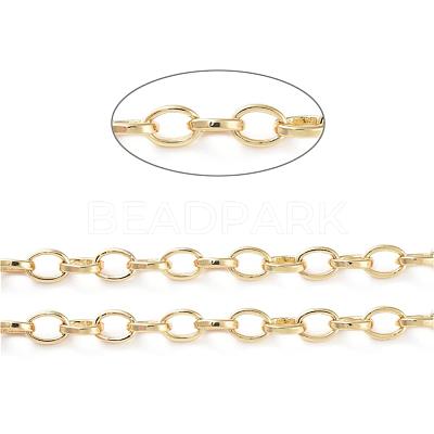 Brass Cable Chains CHC-G005-02G-1