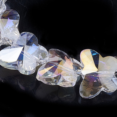 Electroplate Glass Beads X-EGLA-Q091-14mm-B19-1