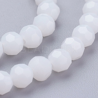 Faceted(32 Facets) Glass Beads Strands EGLA-J042-4mm-26-1