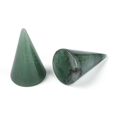 Natural Green Aventurine Ring Display Stands G-T144-06F-1
