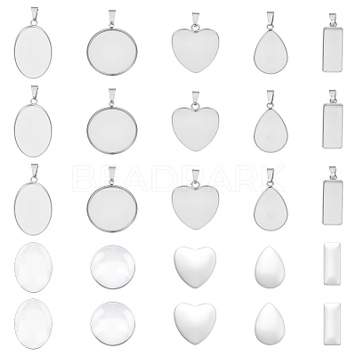 DIY Blank Pendant Making Kit DIY-UN0005-54-1