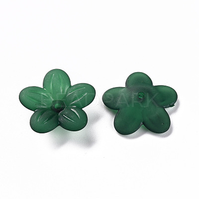 Frosted Acrylic Bead Caps MACR-S371-08A-735-1