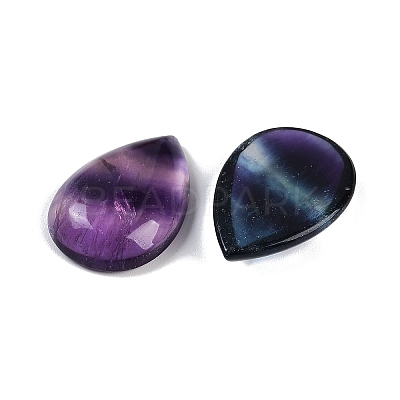 Natural Colorful Fluorite Cabochons G-I370-05A-1