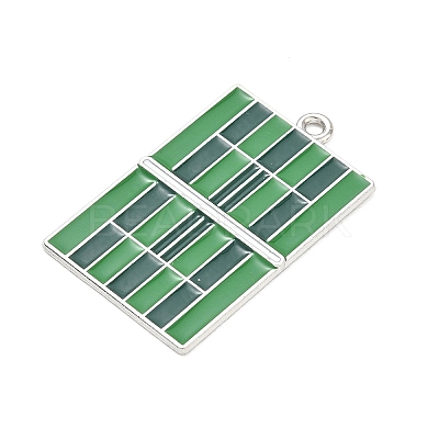 Tennis Alloy Enamel Pendants AL-CBA292F-02C-P-1