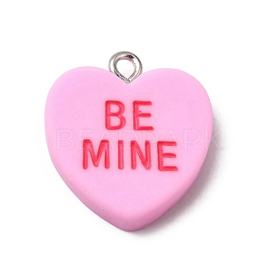 Opaque Resin Pendants RESI-C079-04D-01-1