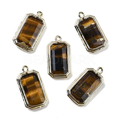 Natural Tiger EyePendants G-U019-04G-06-1