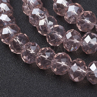 Glass Beads Strands X-GR10MMY-39L-1