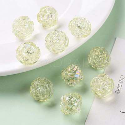 Transparent Acrylic Beads TACR-S154-31C-915-1