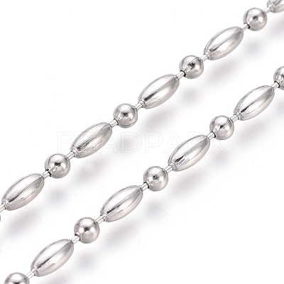 Non-Tarnish 304 Stainless Steel Ball Chains CHS-L024-023B-1