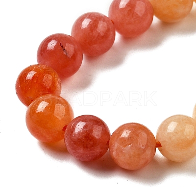 Dyed Natural Malaysia Jade Beads Strands G-G021-02B-21-1