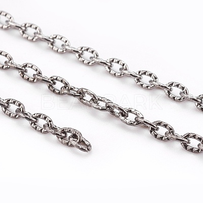 Iron Textured Cable Chains CH-0.8YHSZ-B-1