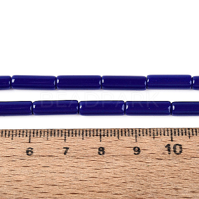 Opaque Solid Color Glass Beads Strands GLAA-N070-01A-C05-1