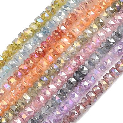 Imitation Jade Glass Beads Strands EGLA-F167-03A-1
