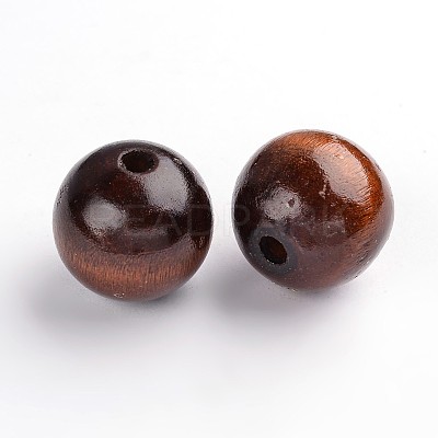 Natural Wood Beads TB25MMY-6-1