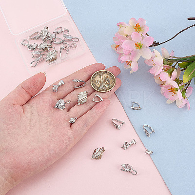 30Pcs 6 Styles Brass Bails KK-ME0002-24-1