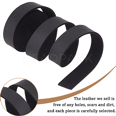 Flat PU Leather Cord WL-WH0004-09C-1