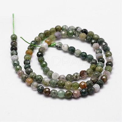 Natural Indian Agate Beads Strands G-D840-51-4mm-1
