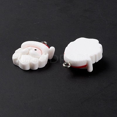 Christmas Theme Opaque Resin Pendants LS-FIND-E025-14-1