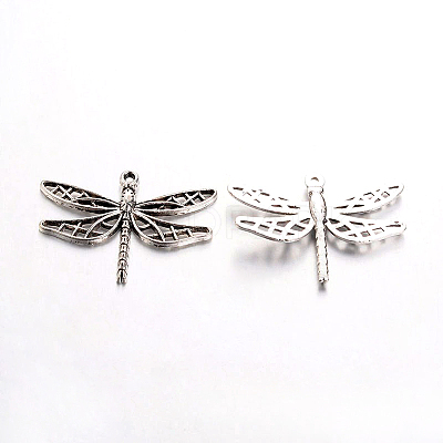 Tibetan Style Alloy Pendants X-TIBEP-A12-3725-AS-LF-1
