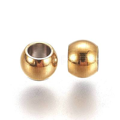 Ion Plating(IP) 304 Stainless Steel Spacer Beads LS-STAS-L222-42B-G-1