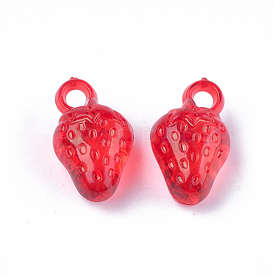 Transparent Acrylic Pendants X-TACR-T005-02-1