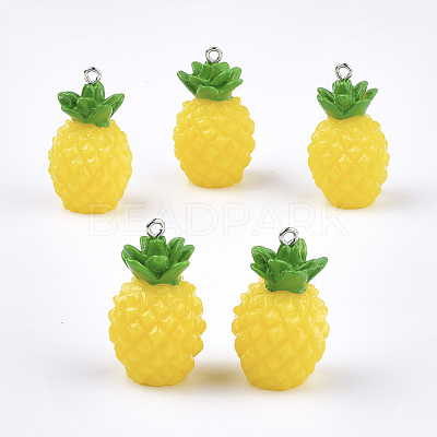 Resin Pendants RESI-T028-51-1