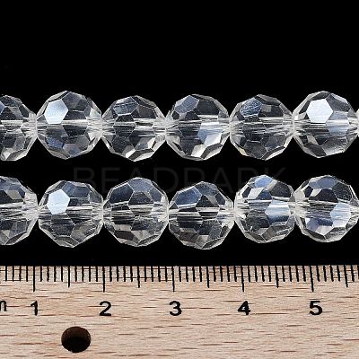 Electroplate Transparent Glass Beads Strands EGLA-A035-T10mm-A19-1