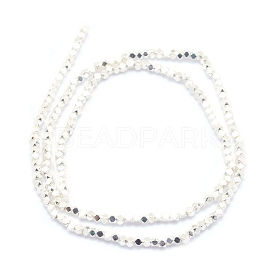 Electroplate Non-magnetic Synthetic Hematite Beads Strands G-L485-10B-S-1