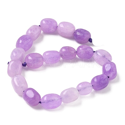 Dyed Natural Malaysia Jade Beads Strands G-P528-I10-01-1