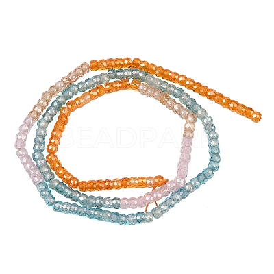 Cubic Zirconia Beads Strands ZIRC-P125-2x3mm-13-1