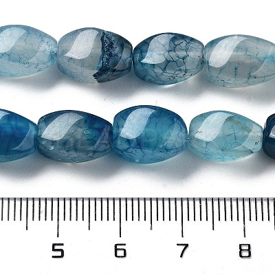 Natural Dragon Veins Agate Beads Strands G-G172-01U-1