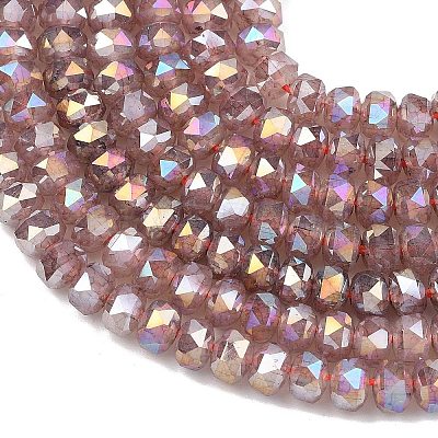 Imitation Jade Glass Beads Strands EGLA-F167-03A-02-1