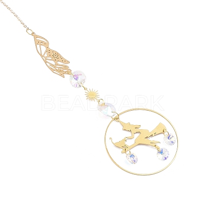 Brass Big Pendant Decorations LS-HJEW-M005-01G-01-1