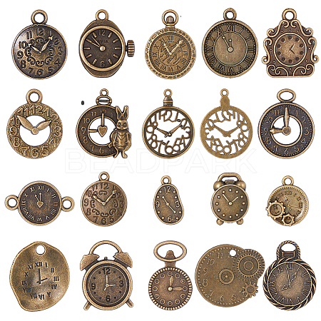 SUNNYCLUE 2 Sets Tibetan Style Alloy Pendants FIND-SC0005-89-1