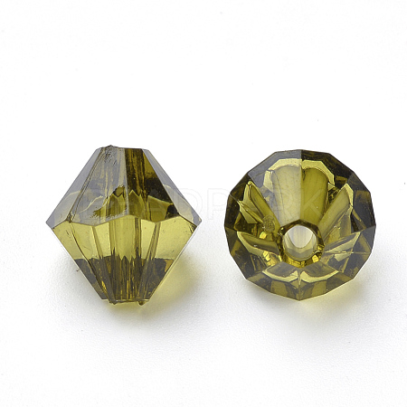 Transparent Acrylic Beads TACR-S146-8mm-25-1