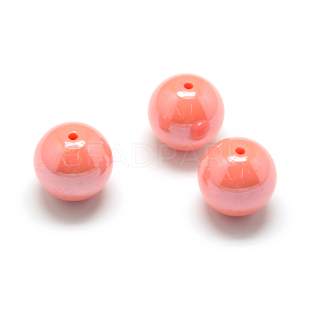 Pearlized Style Acrylic Beads MACR-S826-12mm-D-1
