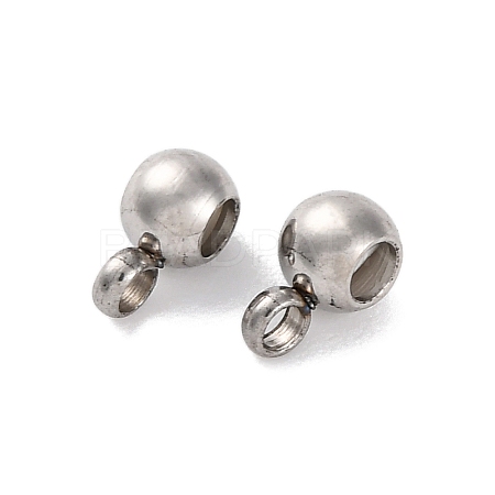 202 Stainless Steel Beads STAS-S151-02P-A-1