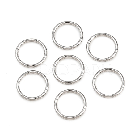 304 Stainless Steel Closed Jump Rings STAS-G393-06P-12-1