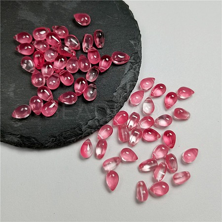 Transparent Glass Beads GLAA-TAC0025-05D-1