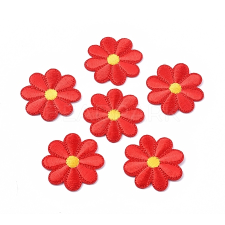 Computerized Embroidery Cloth Iron on/Sew on Patches DIY-WH0162-28G-1