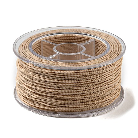 Round Waxed Polyester Cord YC-C001-01A-12-1