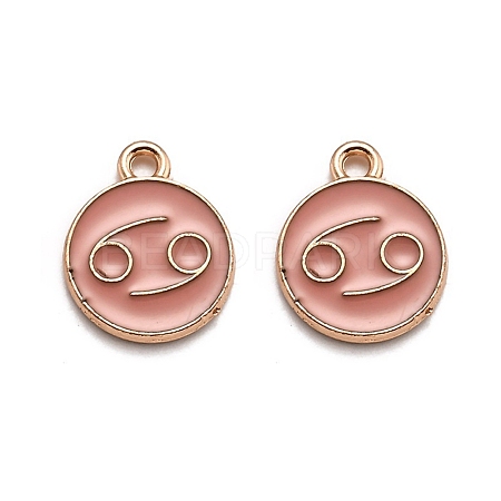 Alloy Enamel Pendants ENAM-S124-01B-11D-1