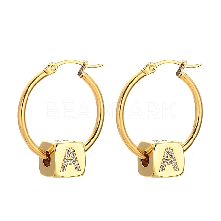 304 Stainless Steel Hoop Earrings EJEW-JE04277-01-1